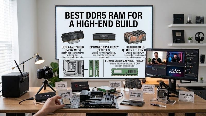 Best DDR5 RAM for a High End Build: Top Speed Memory Kits