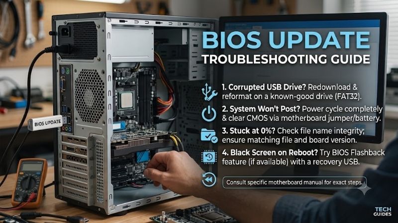 Bios update troubleshooting guide: Fix boot and flash errors