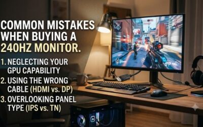 Common mistakes when buying a 240hz monitor: How to Avoid