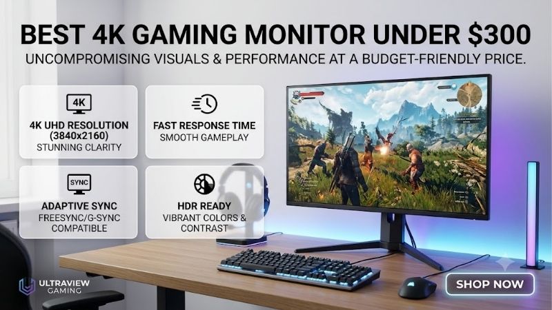 best-4k-gaming-monitor-under-300