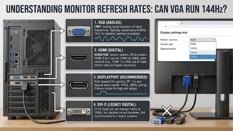 can vga do 144hz