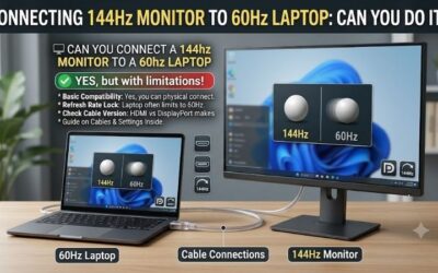 Can You Connect a 144Hz Monitor to a 60Hz Laptop: Answers