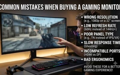 Common mistakes when buying a gaming monitor: Smart choice