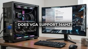 does vga support 144hz