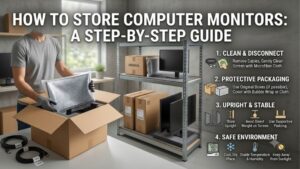 how to store computer monitors