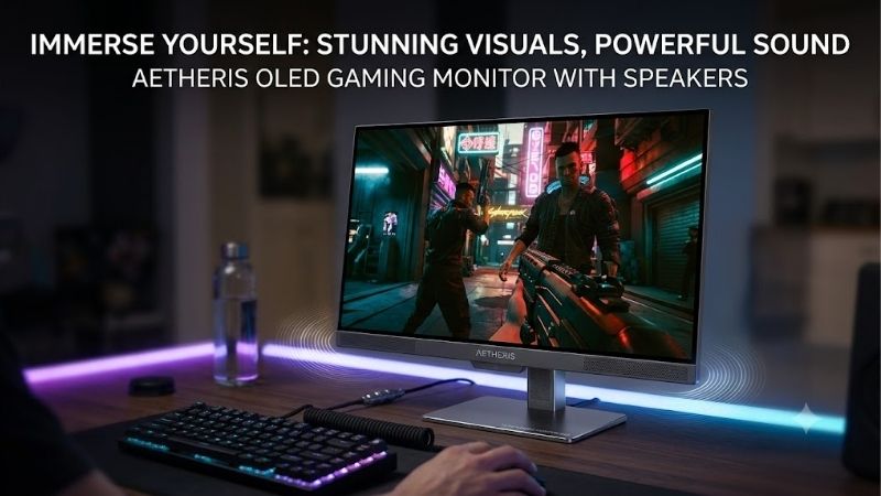 oled-gaming-monitor-with-speakers